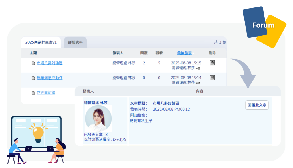 專案討論區