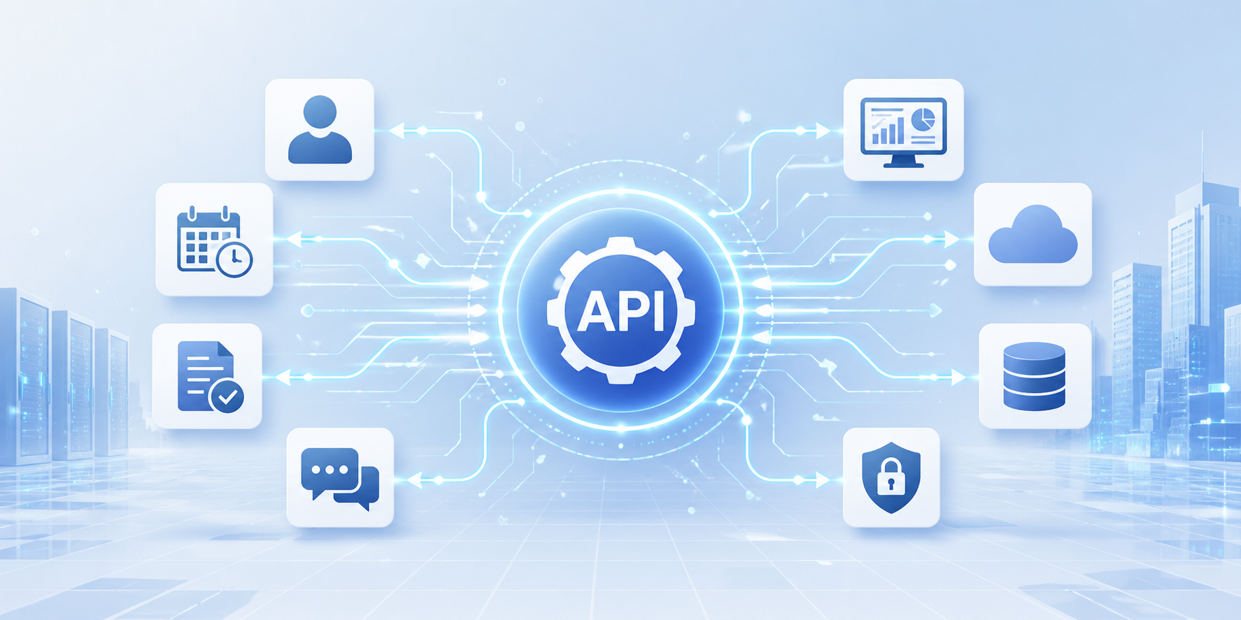 Netask API 系統整合示意圖