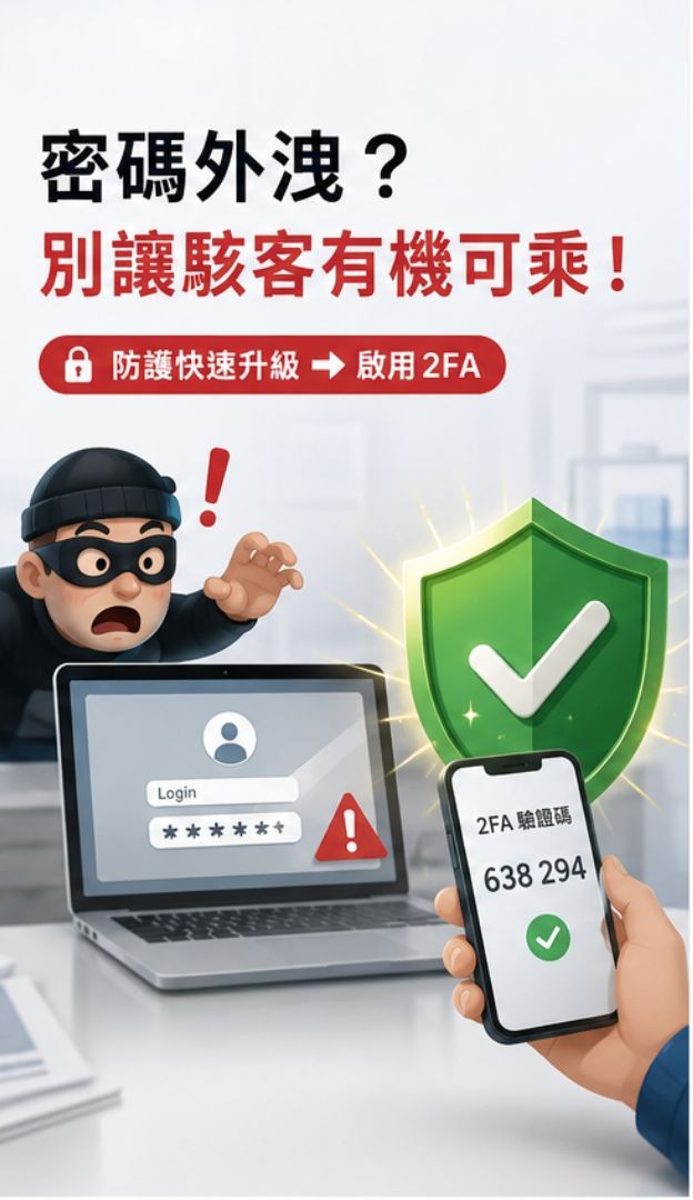 Netask 資安守護三部曲2-啟用2FA快速守護資安