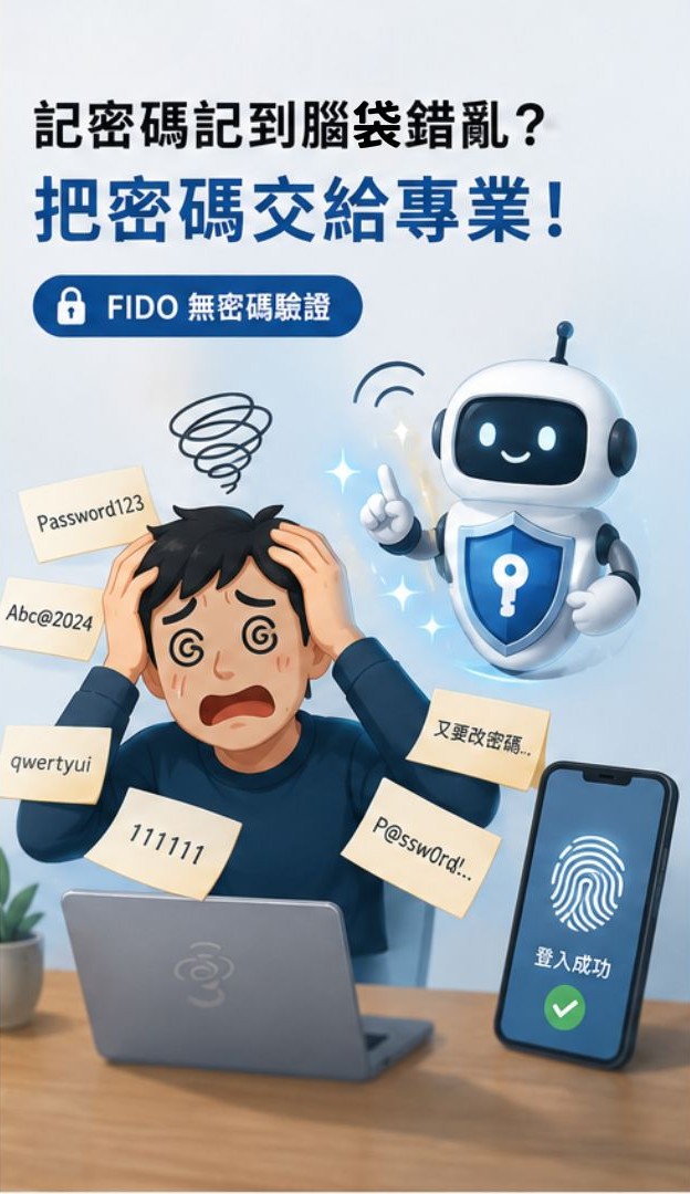 資安防護三部曲2-啟用Fido無密碼驗證